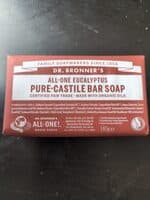 Dr. Bronner eucalyptus bar soap