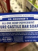 All-One Peppermint Pure-Castile Bar Soap