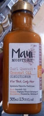Curl quench + coconut oil conditioner