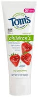 Kid's Natural Silly Strawberry Fluoride Anticavity Toothpaste