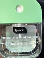 B pure moisturizing hand sanitizer