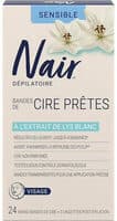 Wax Ready Strips for Sensitive Skin with White Lily