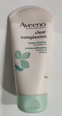 Aveeno clear completion cream cleanser