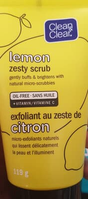 lemon zesty scrub