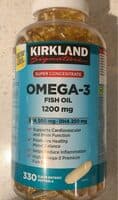 OMEGA-3 fish oil 1200mg
