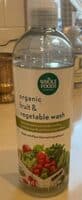 Organic fruit & vegetable wash