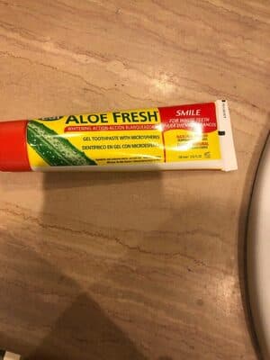 Aloe fresh gel toothpaste