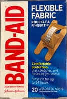 Flexible Fabric Knuckle & Fingertip Adhesive Bandages