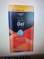 Equate Sensitive Skin Shave Gel with Aloe, 7oz (2 count)