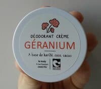 Déodorant crème géranium