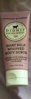Goat milk whipped body scrub