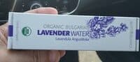 Organic Bulgaria lavender water