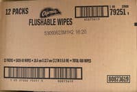 Flushable Wipes 12 Packs