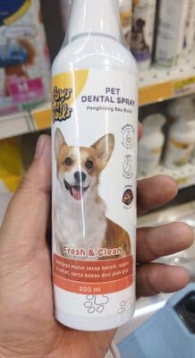 pet dental spray smoke beef