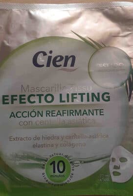 Mascarilla efecto lifting
