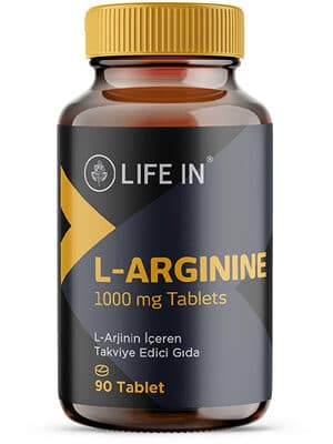 Life In Arjinin İçeren Takviye Edici Gıda 90 Tablet 1000mg