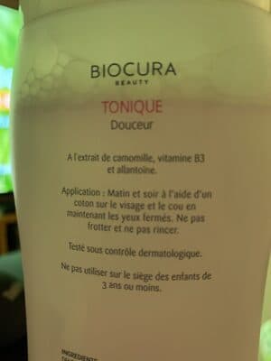 Lait démaquillant Douceur OU Lotion tonique Douceur
