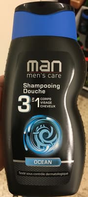 Man men's care Shampooing Douche 3 en 1 Ocean