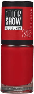 Maybelline Neglelakk Colorshow Powder Red 349