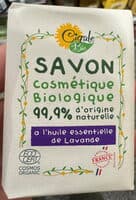 Savon cosmétique biologique à l'huile essentielle de Lavande