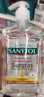 Savon liquide antibactérien surgras