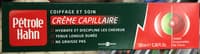 Crème capillaire Coiffage et Soin