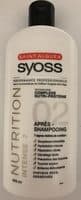 Syoss Nutrition Intense 7 Après-Shampooing