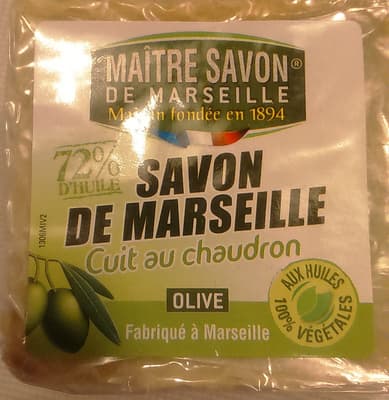 Savon de Marseille cuit au chaudron Olive