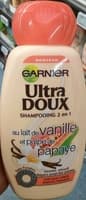 Shampooing 2 en 1 au lait de vanille et pulpe de papaye