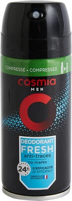 Déodorant compressé