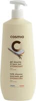Cosmia gel douche et bain lait hydratant a la vanille