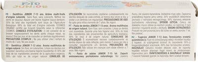 Auchan bio dentifrice junior 7/13 ans multi-fruits