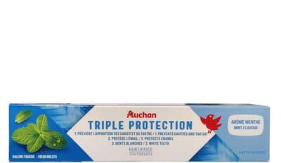 Dentifrice triple protection