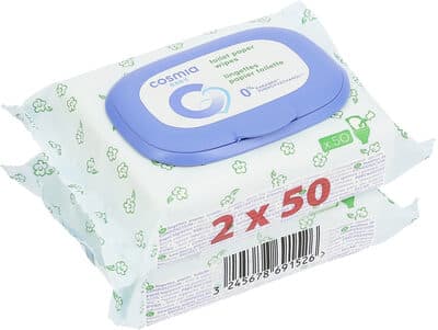 Lingettes papier toilette