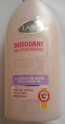 Dissolvant à l'huile de ricin