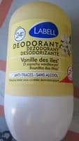Labell Déodorant Vanille des îles