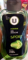 Homme gel douche sport
