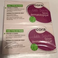 Savon dermatologique visage & corps à l'huile d'amande douce