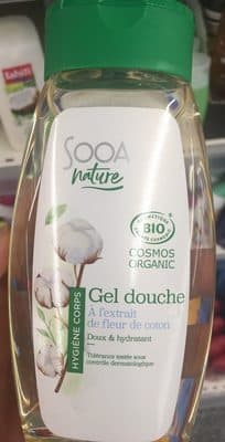 Gel douche à l'extrait de fleur de coton