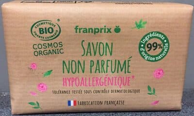 Savon non parfumé hypoallergénique