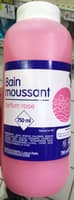 Bain moussant parfum rose