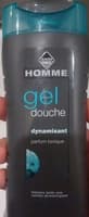 Gel douche homme dynamisant parfum tonique