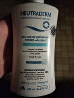 Neutraderm gel crème hydratant dermo apaisant