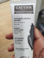 masque argile noire