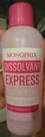 Dissolvant express sans acétone