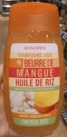 Shampooing doux beurre de mangue huile de riz