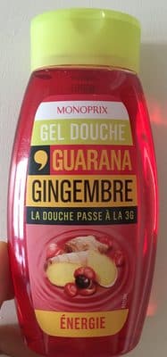 Gel douche Guarana Gingembre