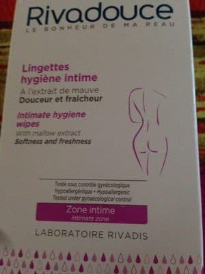 Lingettes hygiène intime