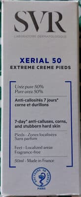 Xerial 50 extrême crème pieds