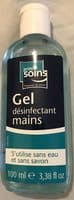Gel désinfectant mains